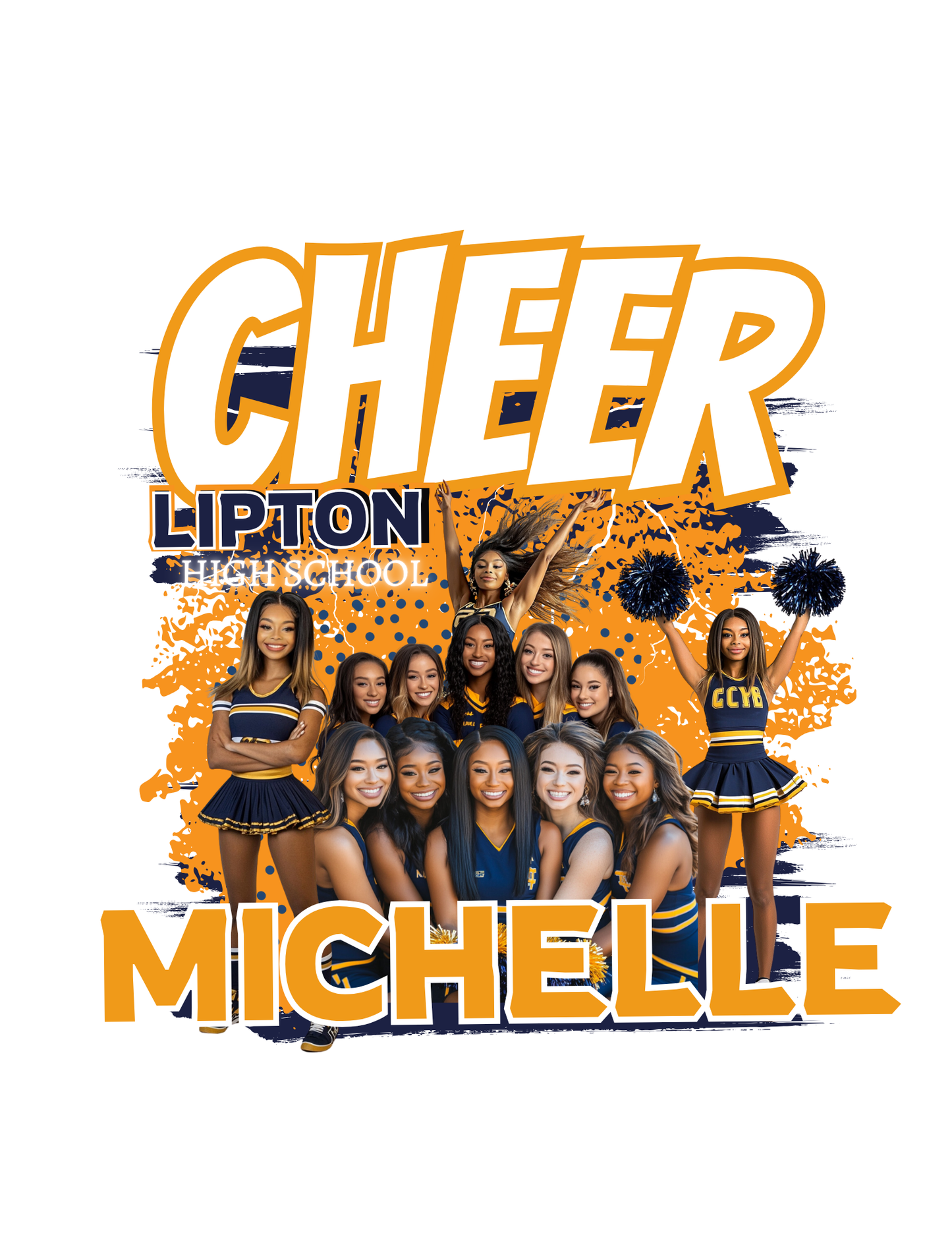 Cheerleading Editable Canva Designs (16 pc)