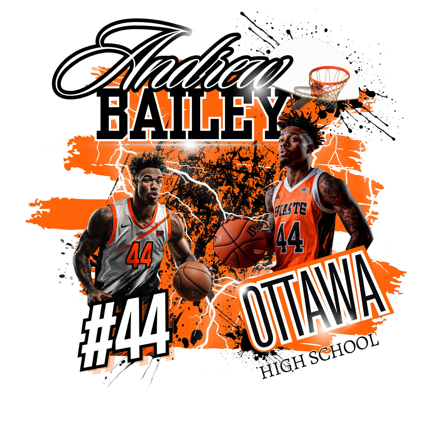 Basketball Editable Canva Designs (30 pc)