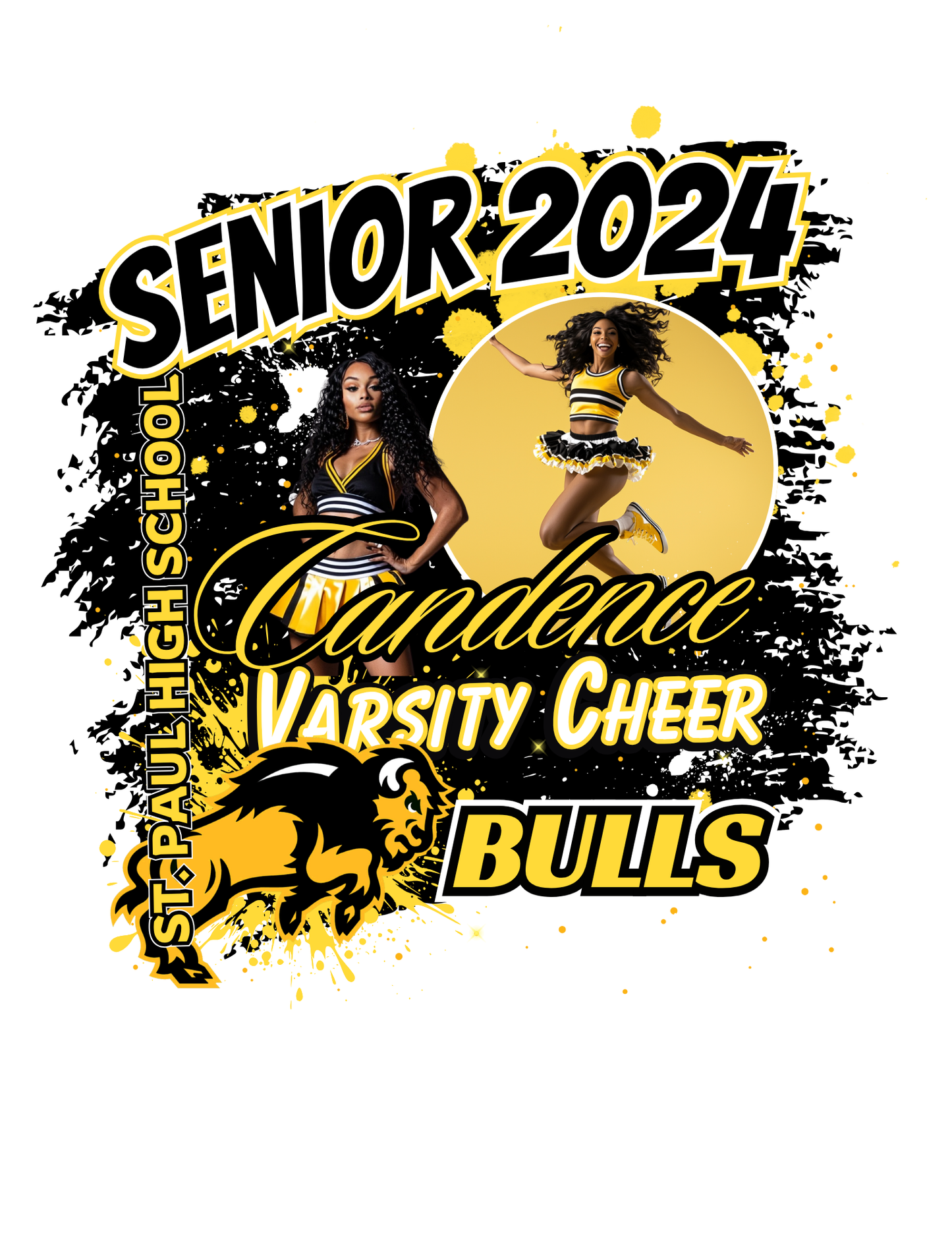 Cheerleading Editable Canva Designs (16 pc)