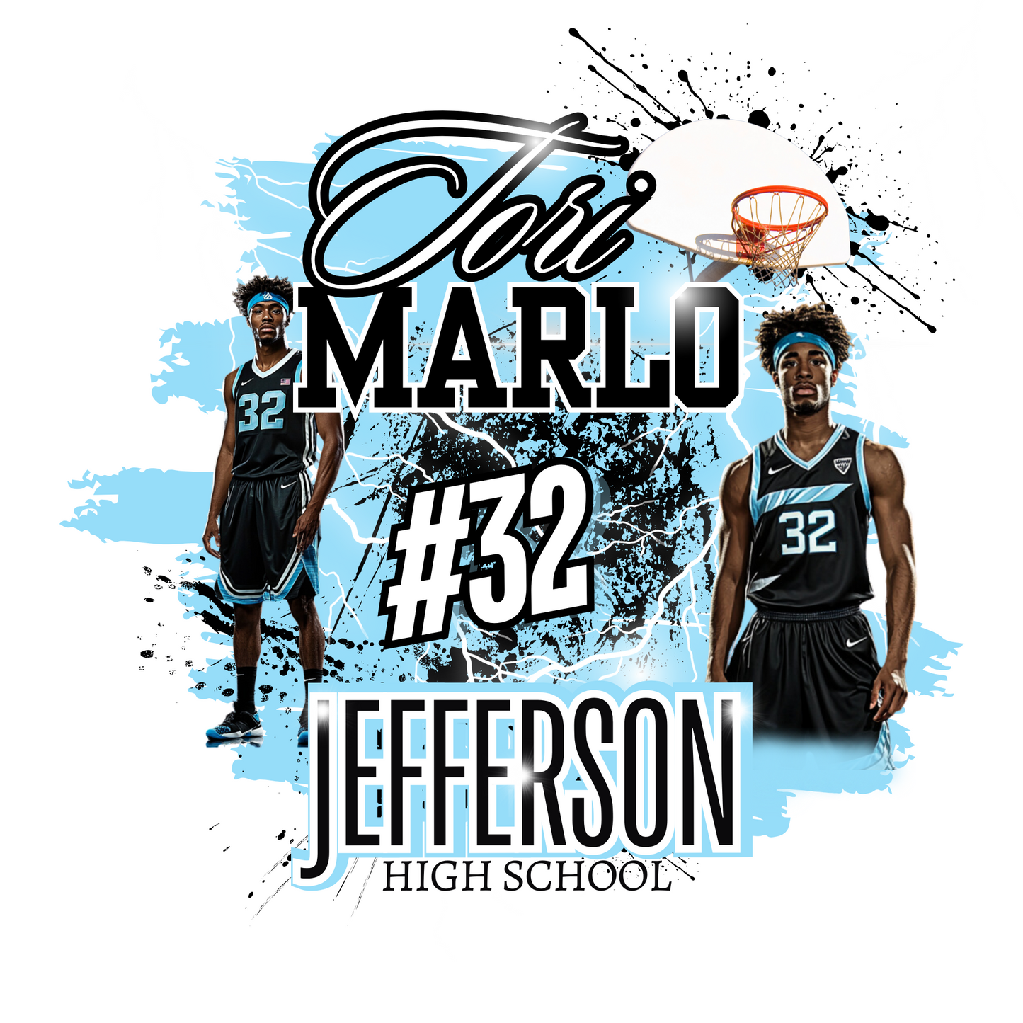 Basketball Editable Canva Designs (30 pc)