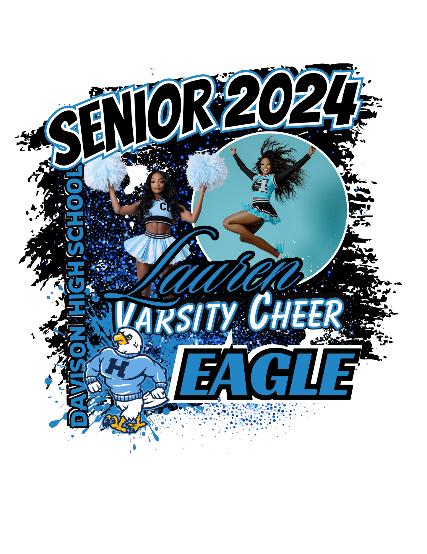 Cheerleading Editable Canva Designs (16 pc)