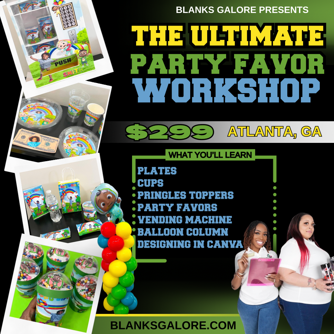 Blanks Galore Academy (PARTY FAVOR CRAFTS) Hands On 2 Day Worshop (Atlanta Ga)