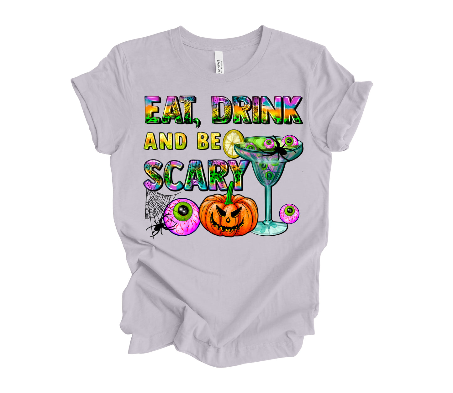 Eat Drink and Be Scary / DTF Transfer 10” width (B20)