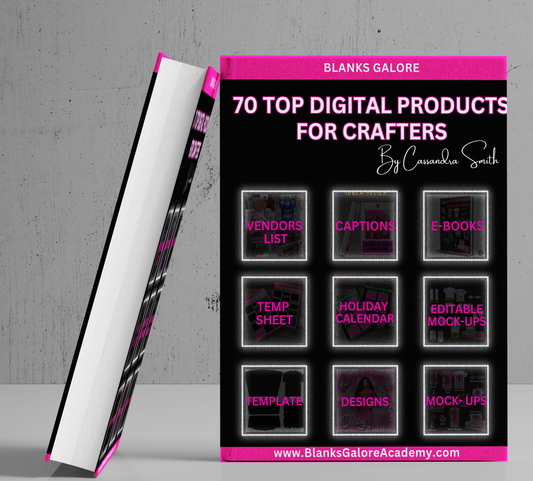 70 Digital Product Ideas For Crafters