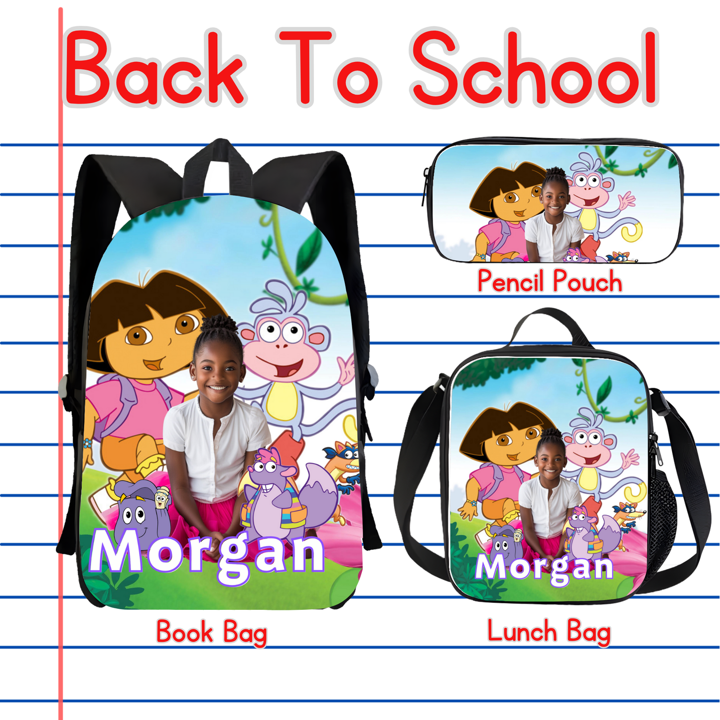 Back To School Digital Product Kit  (Canva Only)(38 designs)