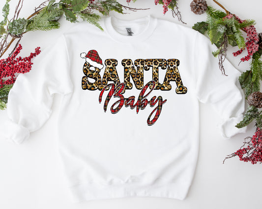 Santa Baby Prints/ DTF Transfer 10” width (D12)