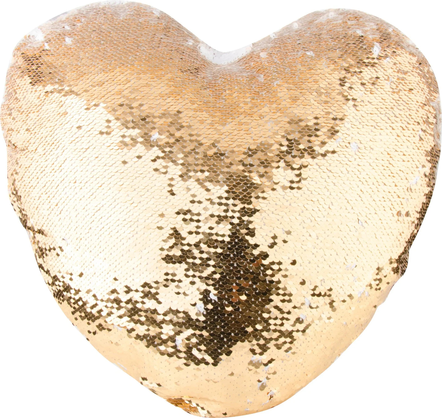 Sequin heart pillow sublimation