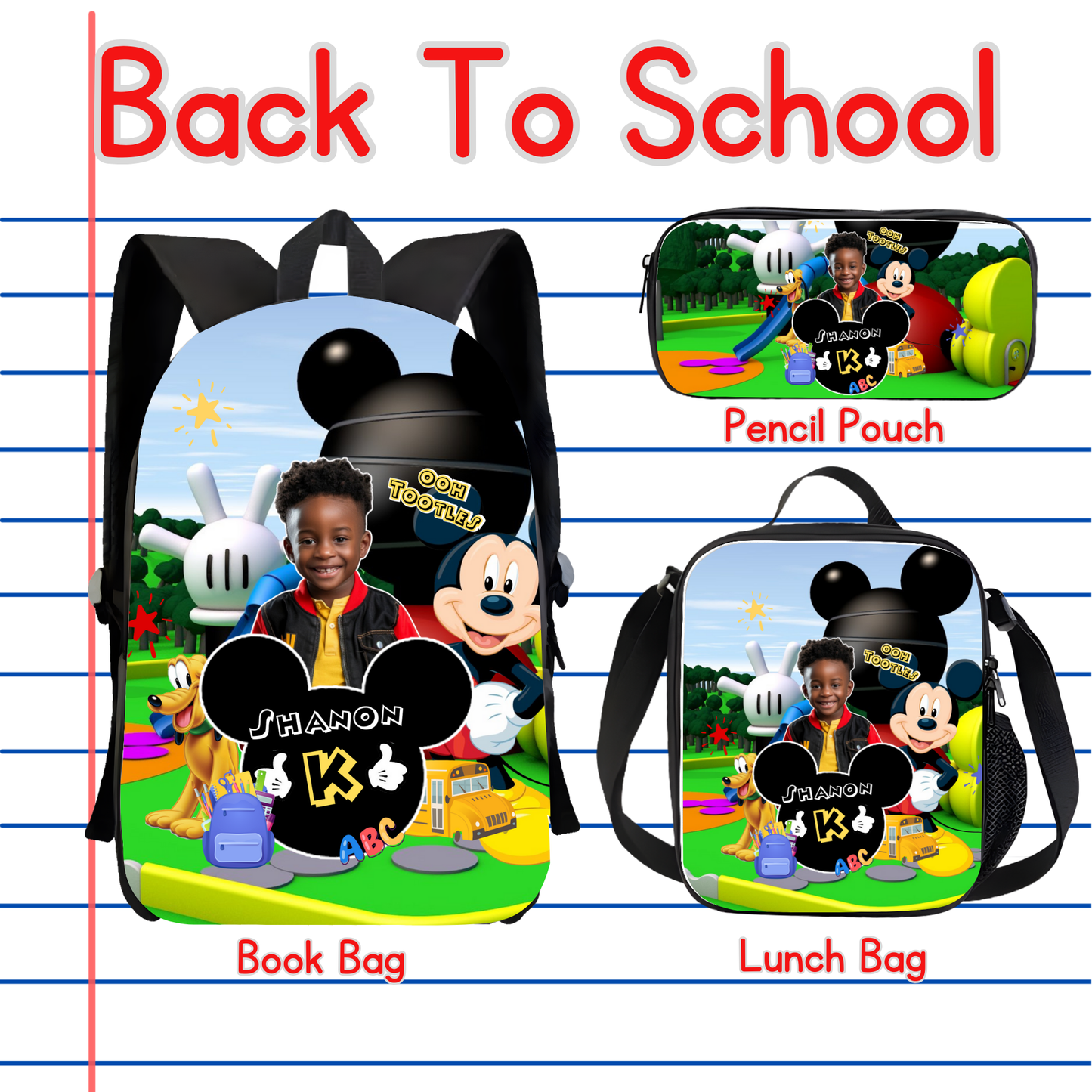 Back To School Digital Product Kit  (Canva Only)(38 designs)