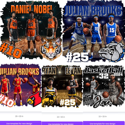 Basketball Editable Canva Designs For Sports Moms (30 editbale designs)