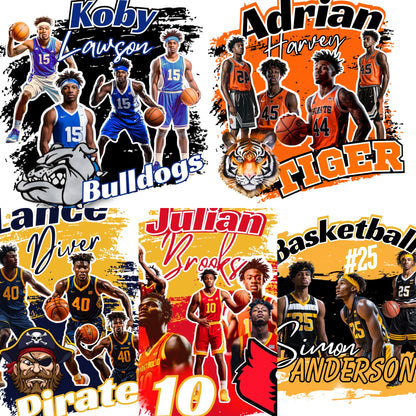 Basketball Editable Canva Designs For Sports Moms (30 editbale designs)