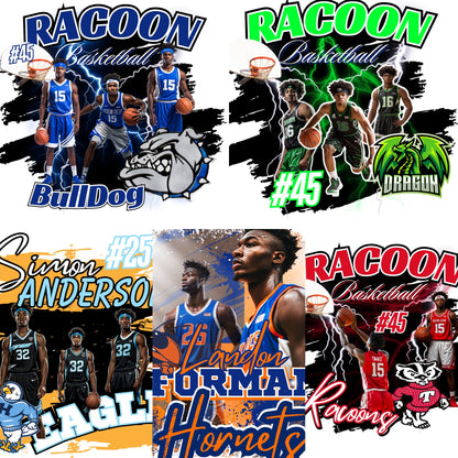 Basketball Editable Canva Designs For Sports Moms (30 editbale designs)