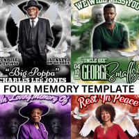 Memorial Editable Design Bundle