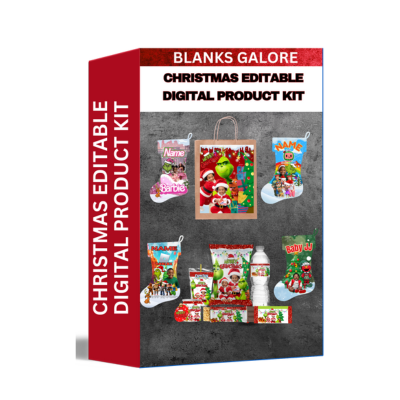 Christmas Editable Digital Design Kit (33 designs)